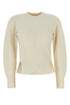 Alexander Mcqueen Women Ivory Wool Blend Sweater by Luosophy