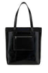 Alexander Mcqueen Men Black Canvas Shopping Bag by Luosophy