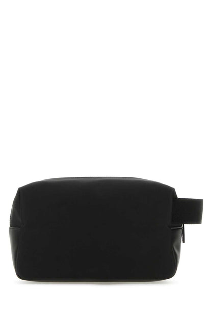 Alexander Mcqueen Men Black Fabric Mcqueen Graffiti Beauty Case by Luosophy