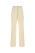 Maison Margiela Women Cream Mohair Blend Pant by Luosophy
