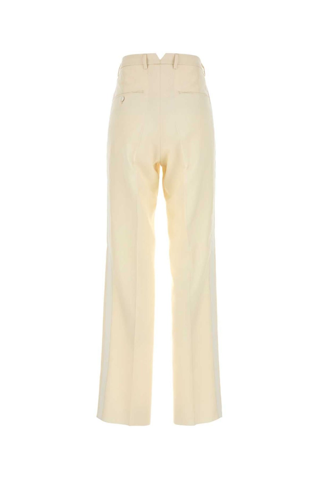 Maison Margiela Women Cream Mohair Blend Pant by Luosophy