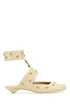 Chloe Women Ivory Leather Jade Sabot by Luosophy