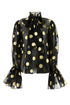 Dolce & Gabbana Women Printed Organza Blouse by Luosophy