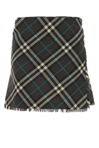 Burberry Women Embroidered Polyester Blend Mini Skirt by Luosophy