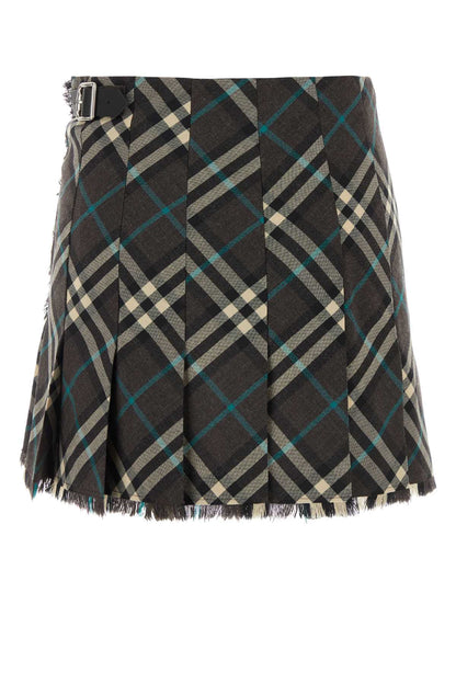 Burberry Women Embroidered Polyester Blend Mini Skirt by Luosophy