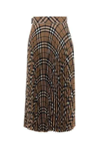 Burberry Women Embroidered Polyester Blend Skirt