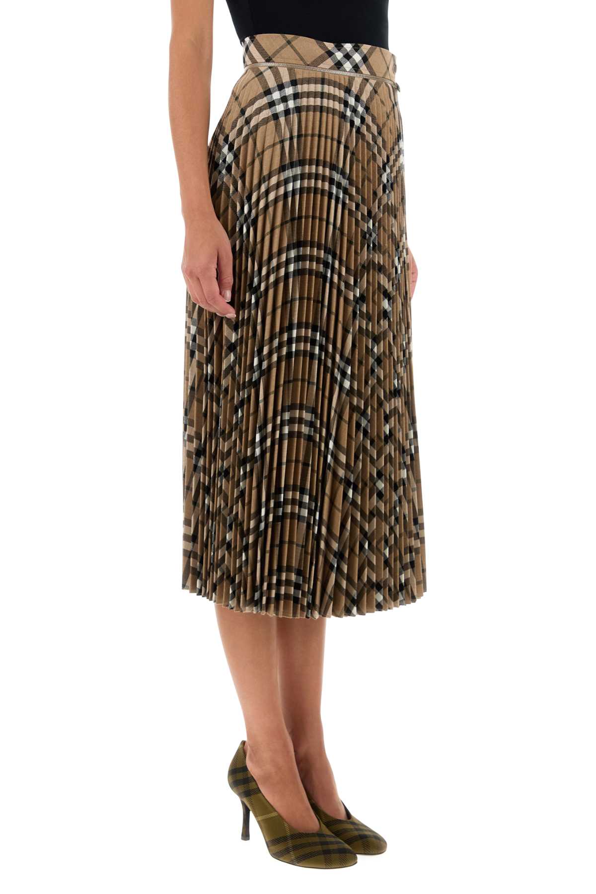 Burberry Women Embroidered Polyester Blend Skirt by Luosophy