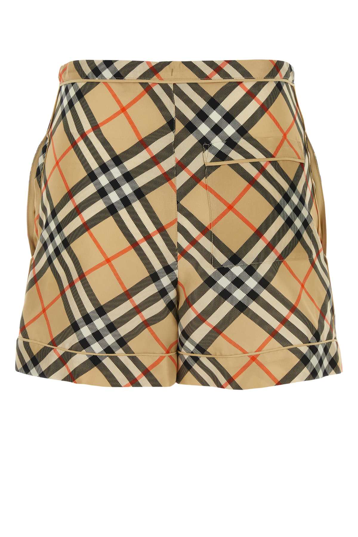 Burberry Women Printed Silk Shorts by Luosophy