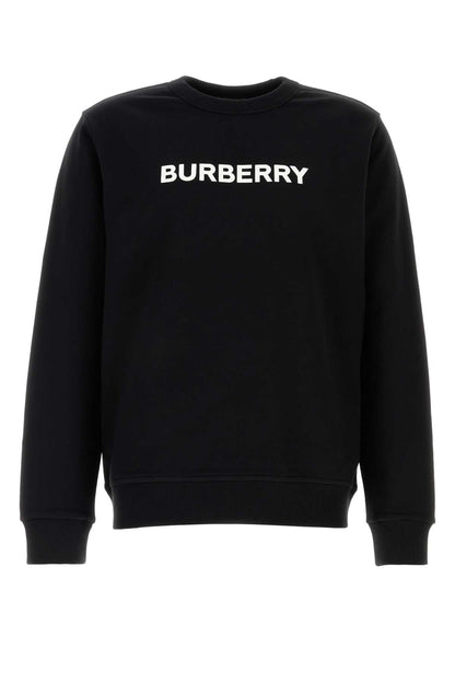 Burberry Men Black Cotton Sweatshirt by Luosophy