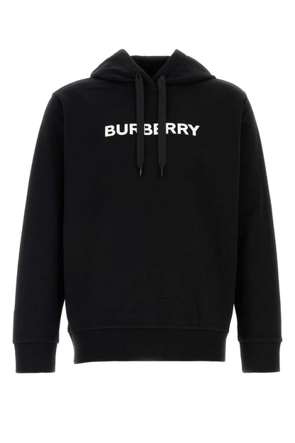 Burberry Men Black Cotton Sweatshirt by Luosophy