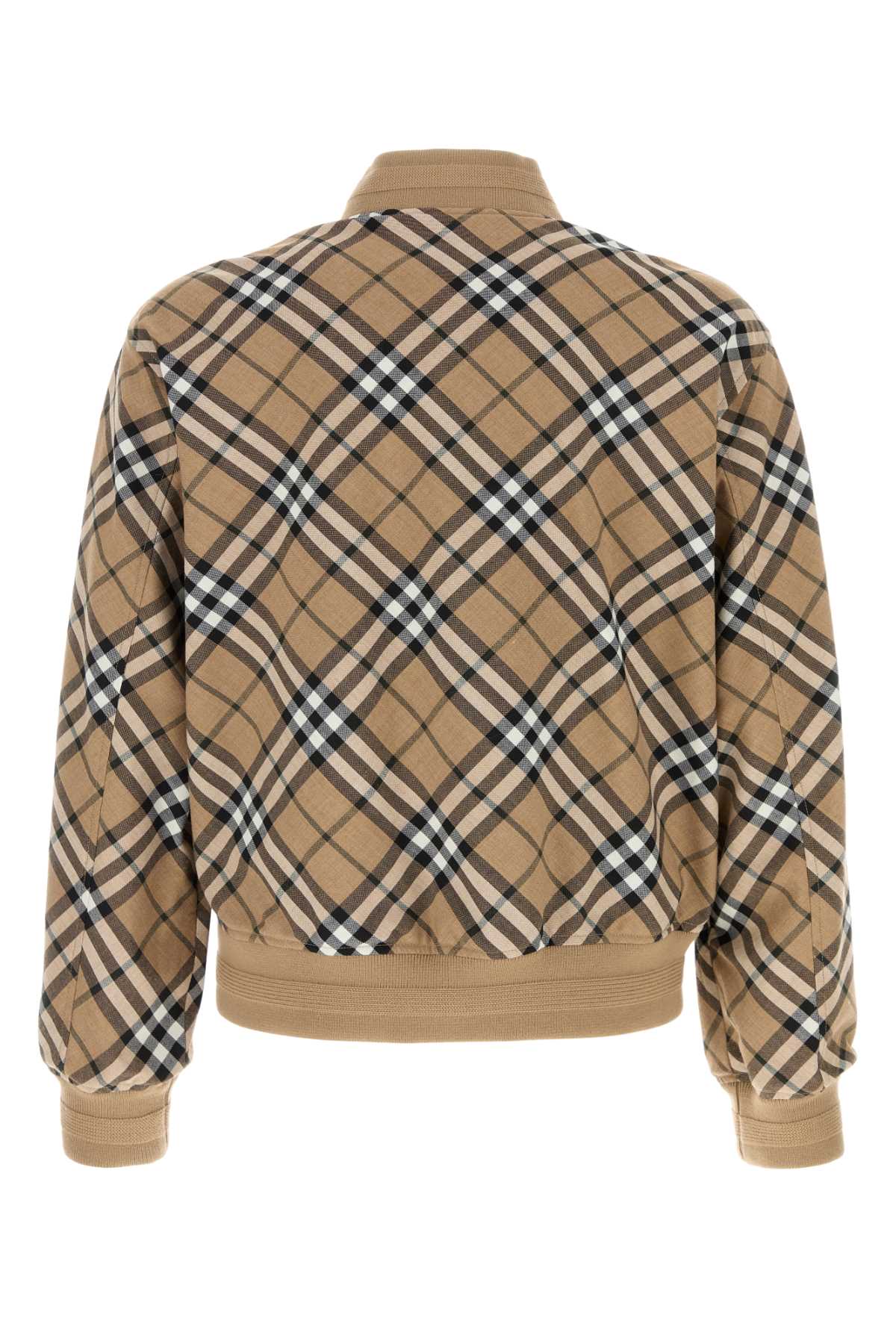 Burberry Men Embroidered Polyester Blend Bomber Jacket by Luosophy