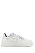 Burberry Men White Leather Stock Sneakers by Luosophy