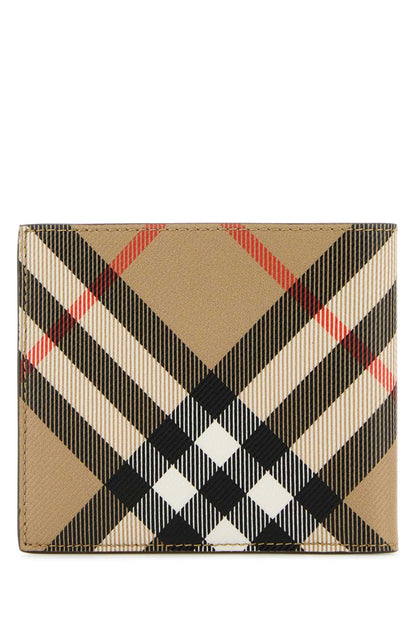 Burberry Men Printed E-Canvas Wallet by Luosophy