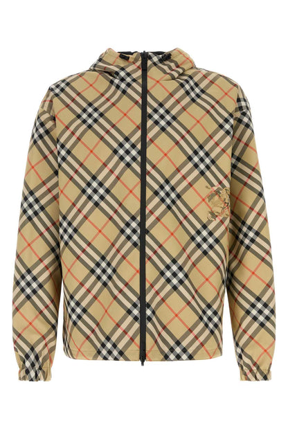 Burberry Men Embroidered Polyester Reversible Jacket by Luosophy