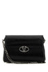 Valentino Garavani Women Black Leather Vlogo Shoulder by Luosophy