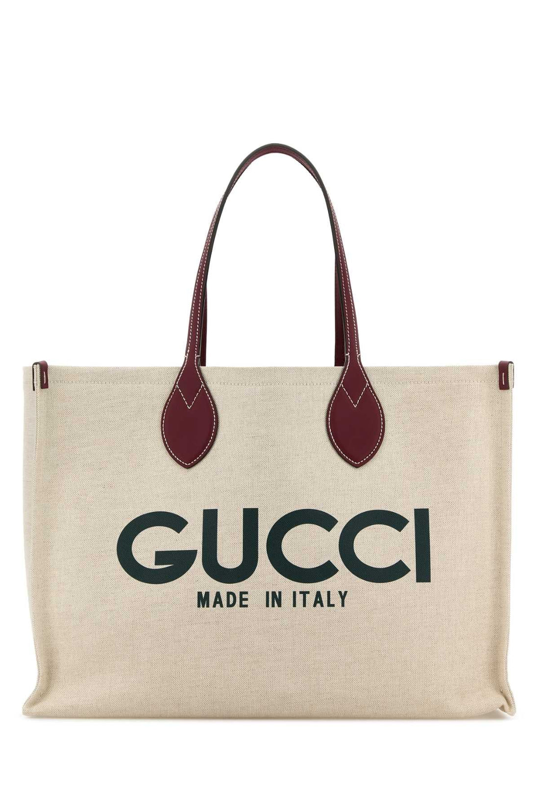 Gucci Women Sand Canvas Shopping Bag by Luosophy
