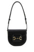 Gucci Women Black Leather Mini Gucci Horsebit 1955 Shoulder Bag by Luosophy