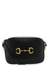 Gucci Women Black Leather Gucci Horsebit 1955 Crossbody Bag by Luosophy