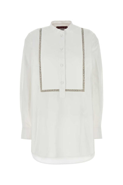 Gucci Women White Poplin Shirt by Luosophy