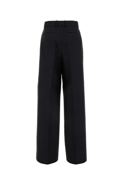 Gucci Women Slate Wool Wide-Leg Pant by Luosophy