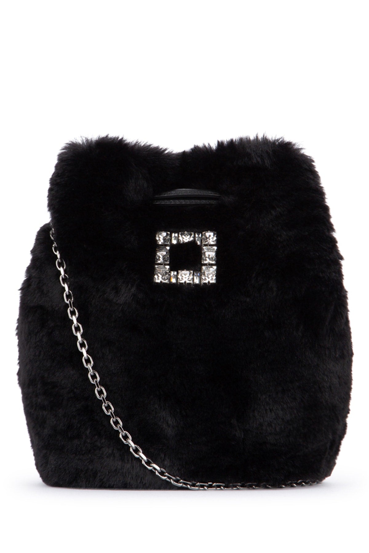 Roger Vivier Women Tres Vivier Aumoniere Fur by Luosophy