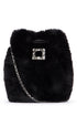 Roger Vivier Women Tres Vivier Aumoniere Fur by Luosophy