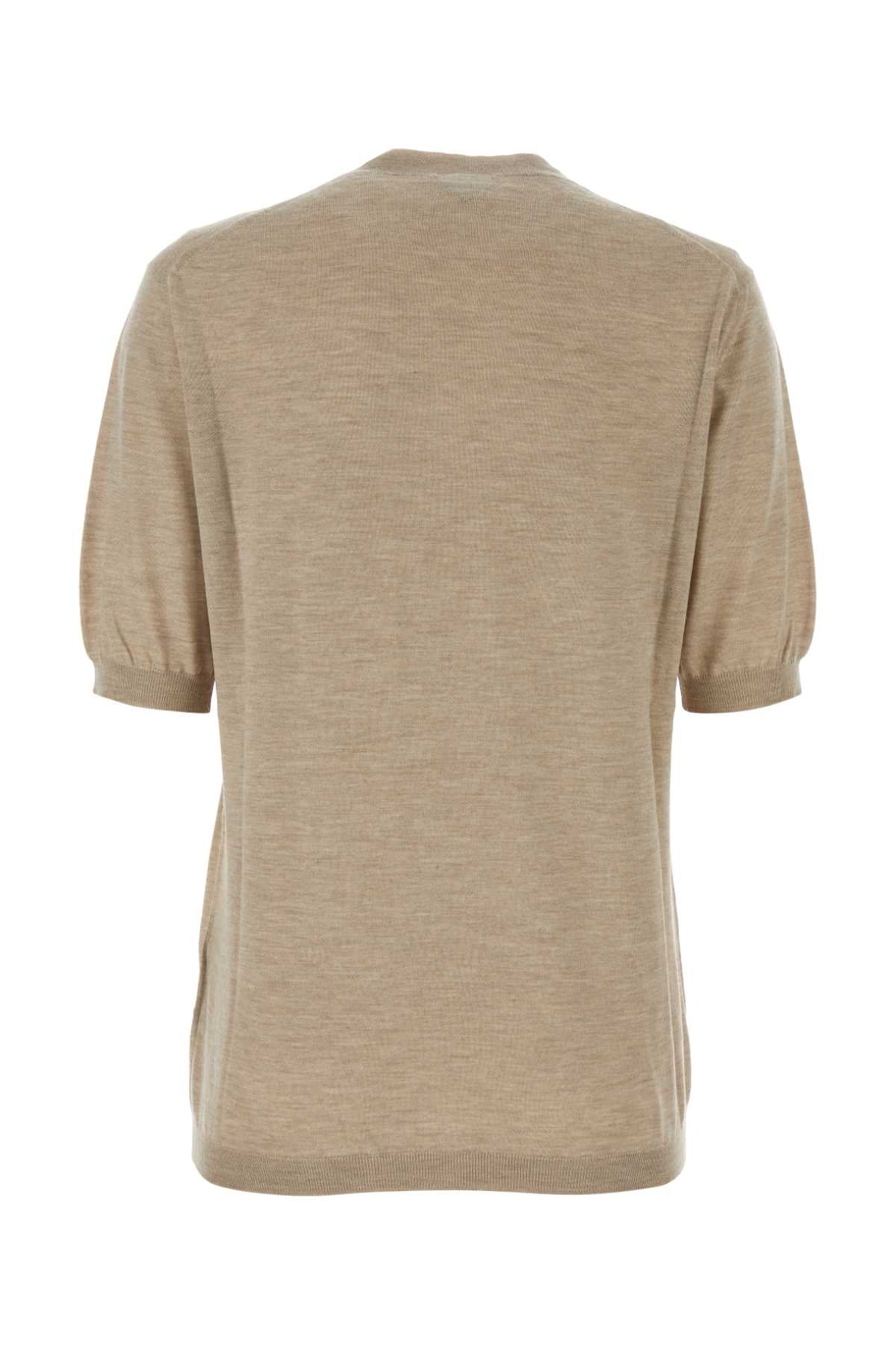 Bottega Veneta Women Cappuccino Cashmere Sweater by Luosophy