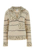 Bottega Veneta Women Embroidered Wool Blend Polo Shirt by Luosophy