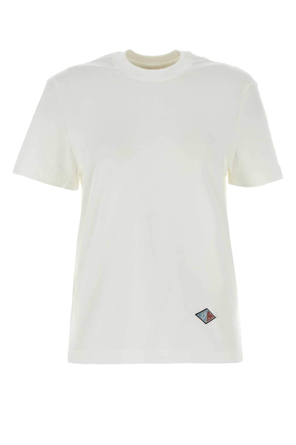 Bottega Veneta Women White Cotton T-Shirt by Luosophy