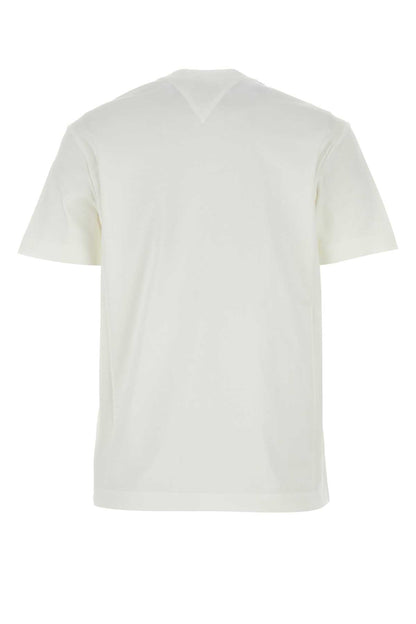 Bottega Veneta Women White Cotton T-Shirt by Luosophy
