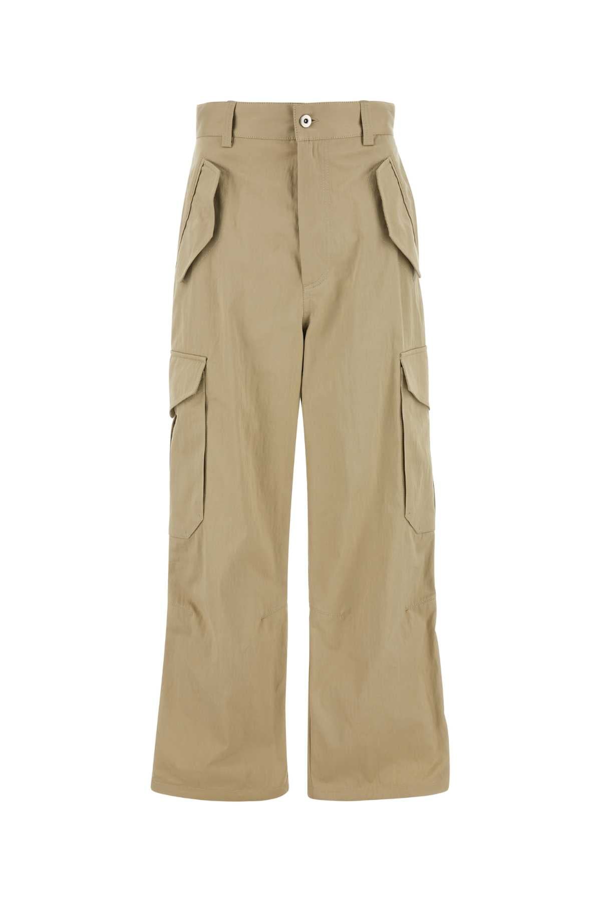Bottega Veneta Women Cappuccino Cotton Blend Cargo Pant by Luosophy