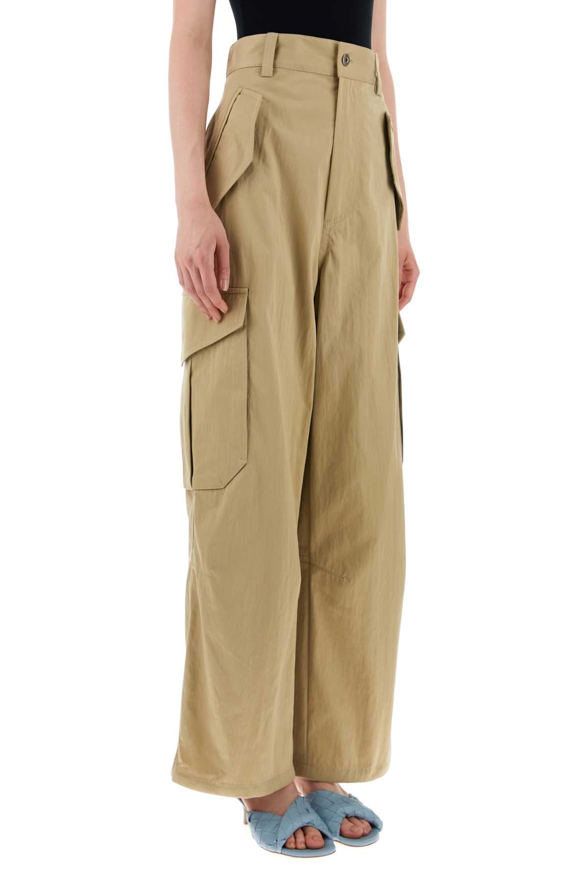 Bottega Veneta Women Cappuccino Cotton Blend Cargo Pant by Luosophy