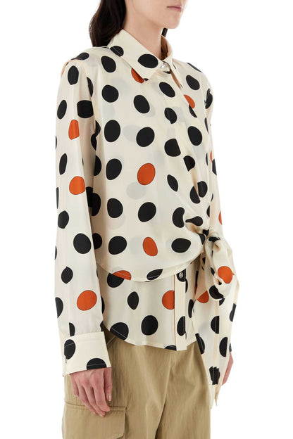 Bottega Veneta Women Printed Silk Shirt by Luosophy