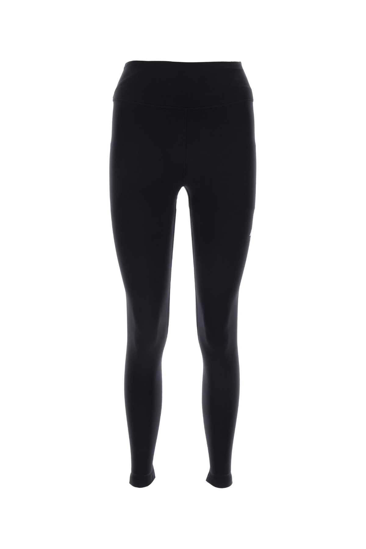 Balenciaga Women Black Stretch Nylon Leggings by Luosophy