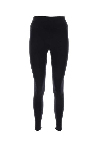 Balenciaga Women Black Stretch Nylon Leggings by Luosophy