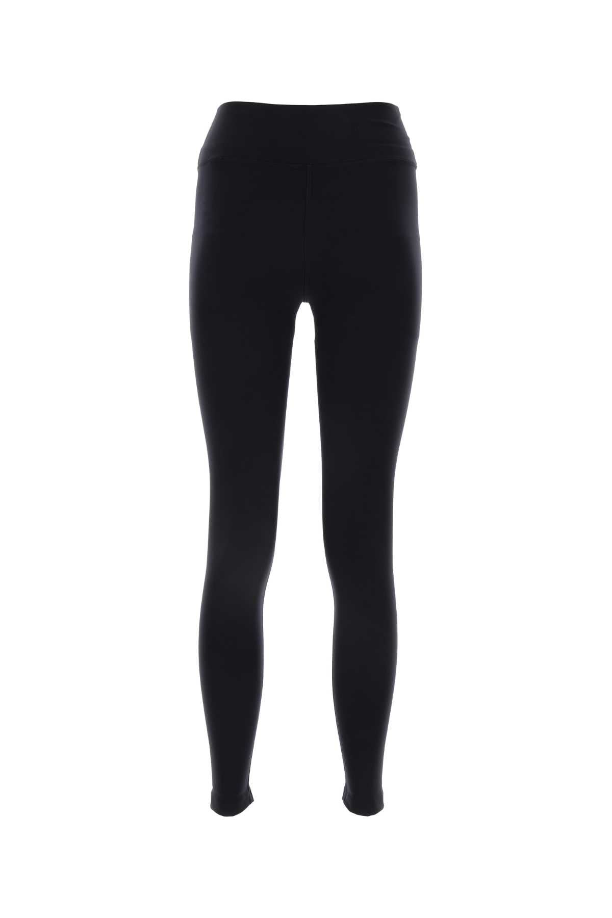 Balenciaga Women Black Stretch Nylon Leggings by Luosophy