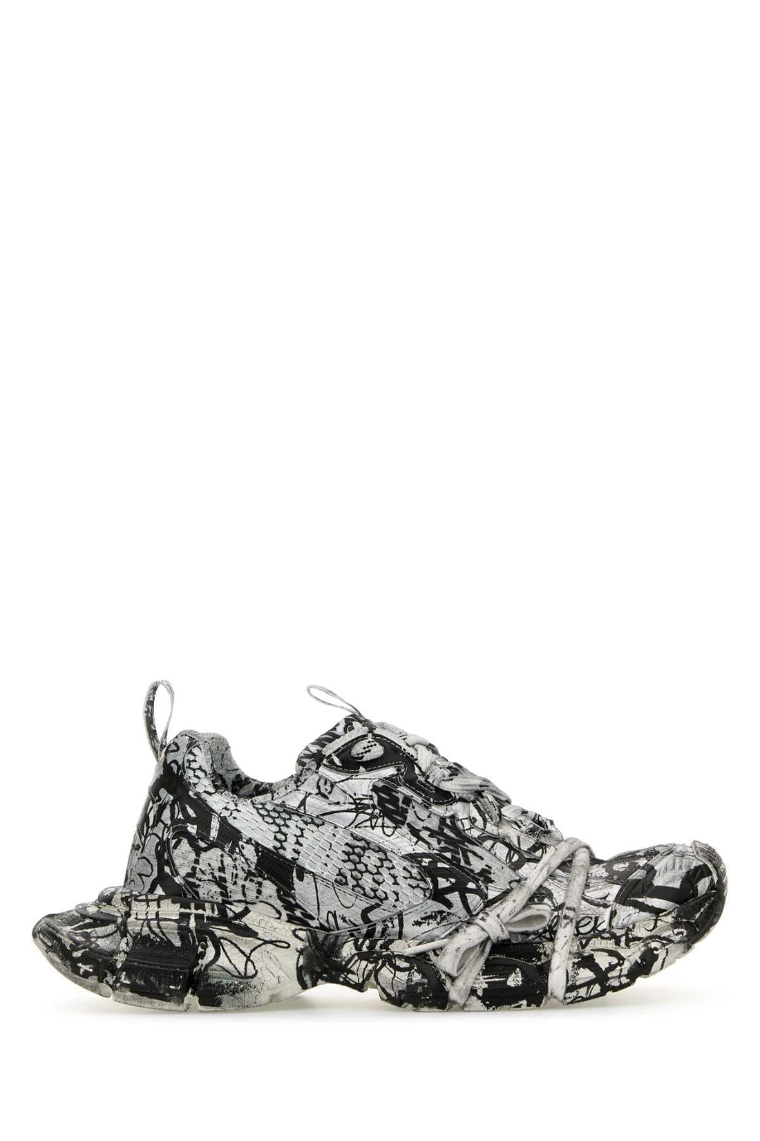 Balenciaga Women Printed Mesh And Rubber 3Xl Sneakers by Luosophy