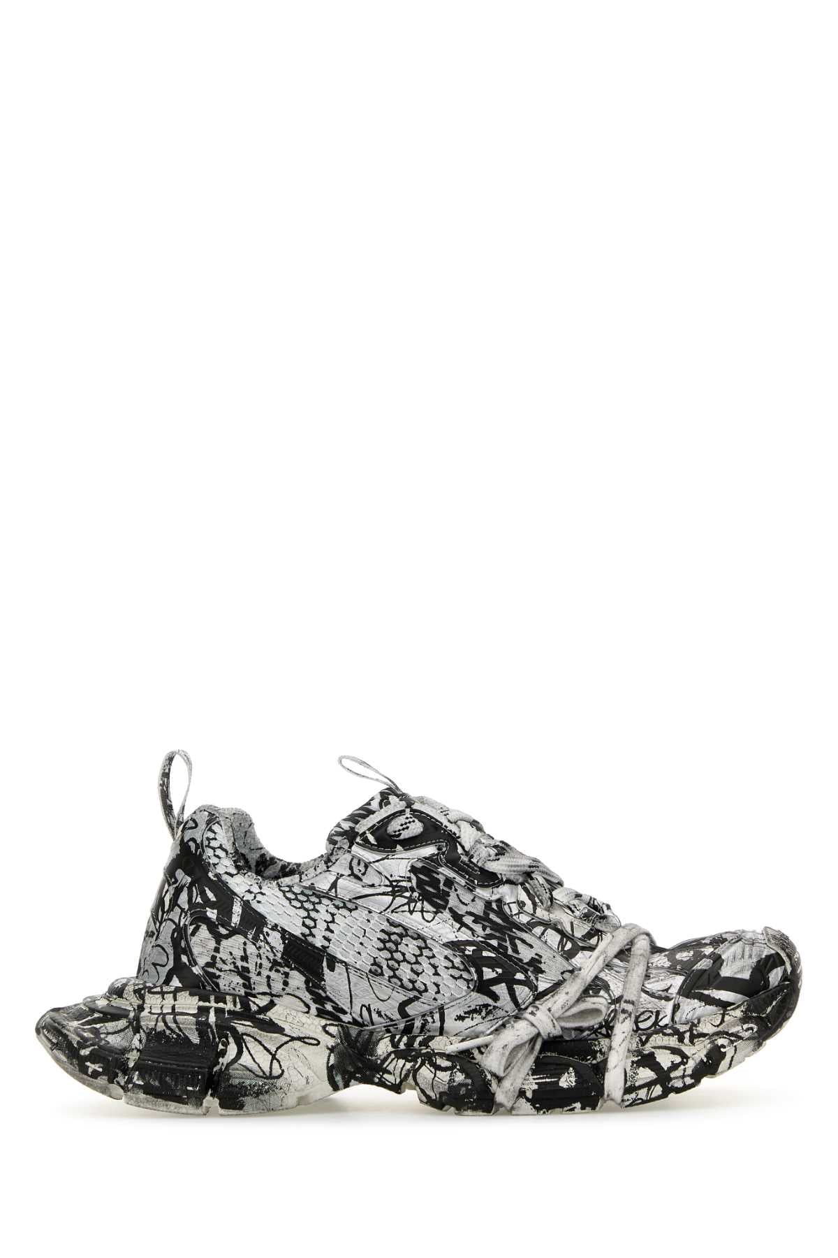Balenciaga Women Printed Mesh And Rubber 3Xl Sneakers by Luosophy
