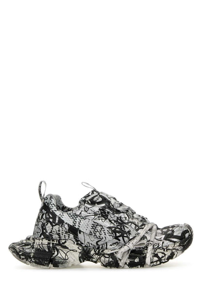 Balenciaga Women Printed Mesh And Rubber 3Xl Sneakers by Luosophy