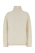 Bottega Veneta Women White Cashmere Sweater by Luosophy