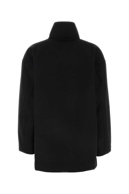 Bottega Veneta Women Black Wool Jacket by Luosophy