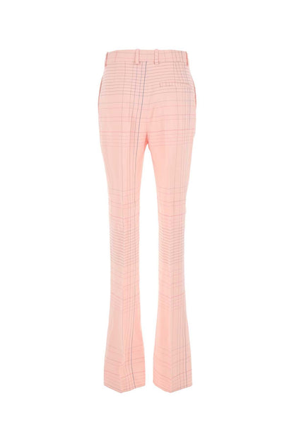 Bottega Veneta Women Pink Stretch Viscose Blend Pant by Luosophy