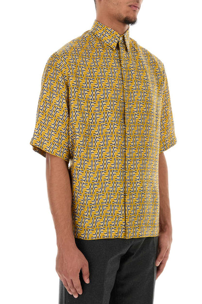 Fendi Men Printed Silk Shirt by Luosophy