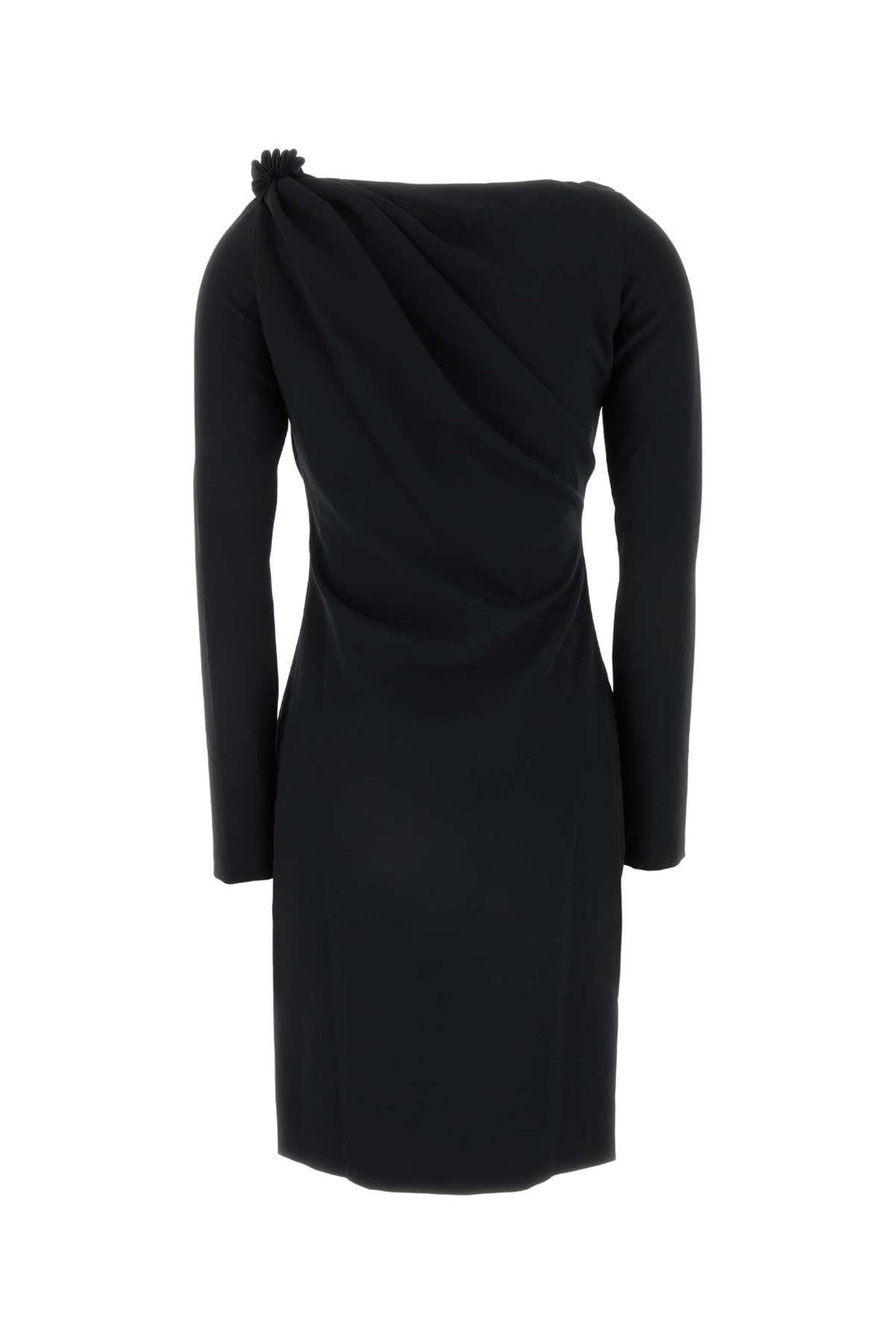 Jw Anderson Women Black Stretch Polyester Blend Dress by Luosophy