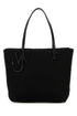 Jw Anderson Women Black Fabric Puffy Anchor Shopping Bag by Luosophy