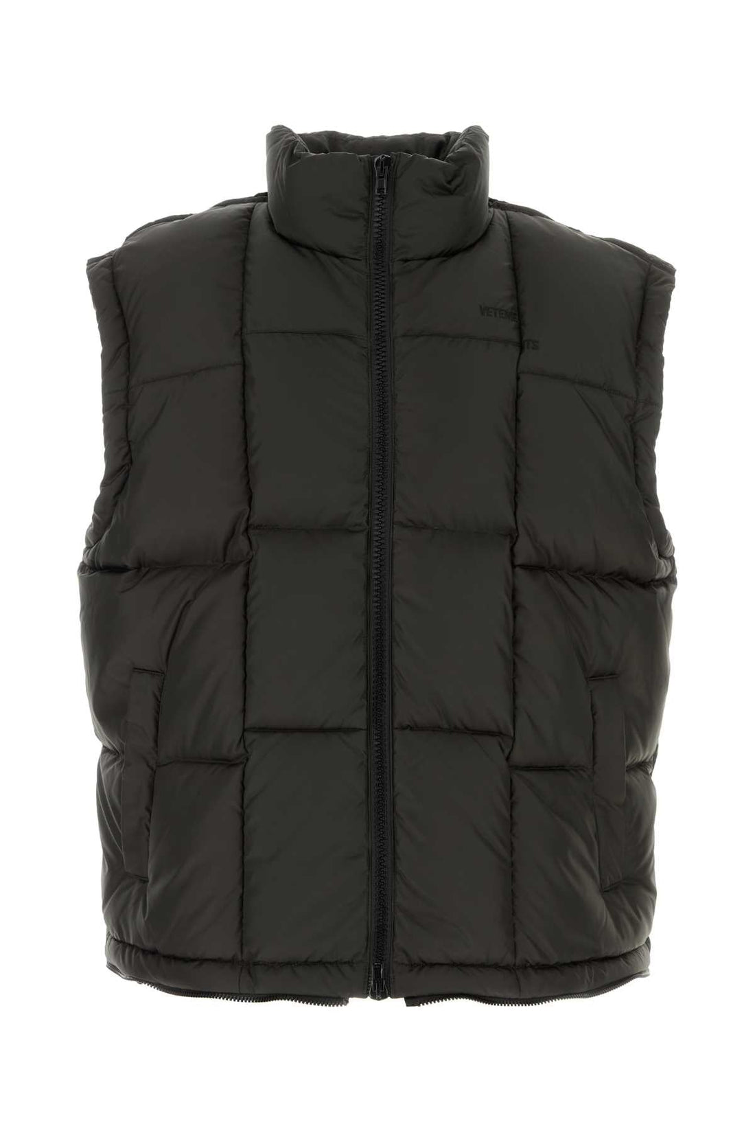 Vetements Men Dark Brown Polyester Down Jacket