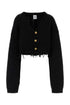 Vetements Women Black Alpaca Blend Cardigan  DestGlow