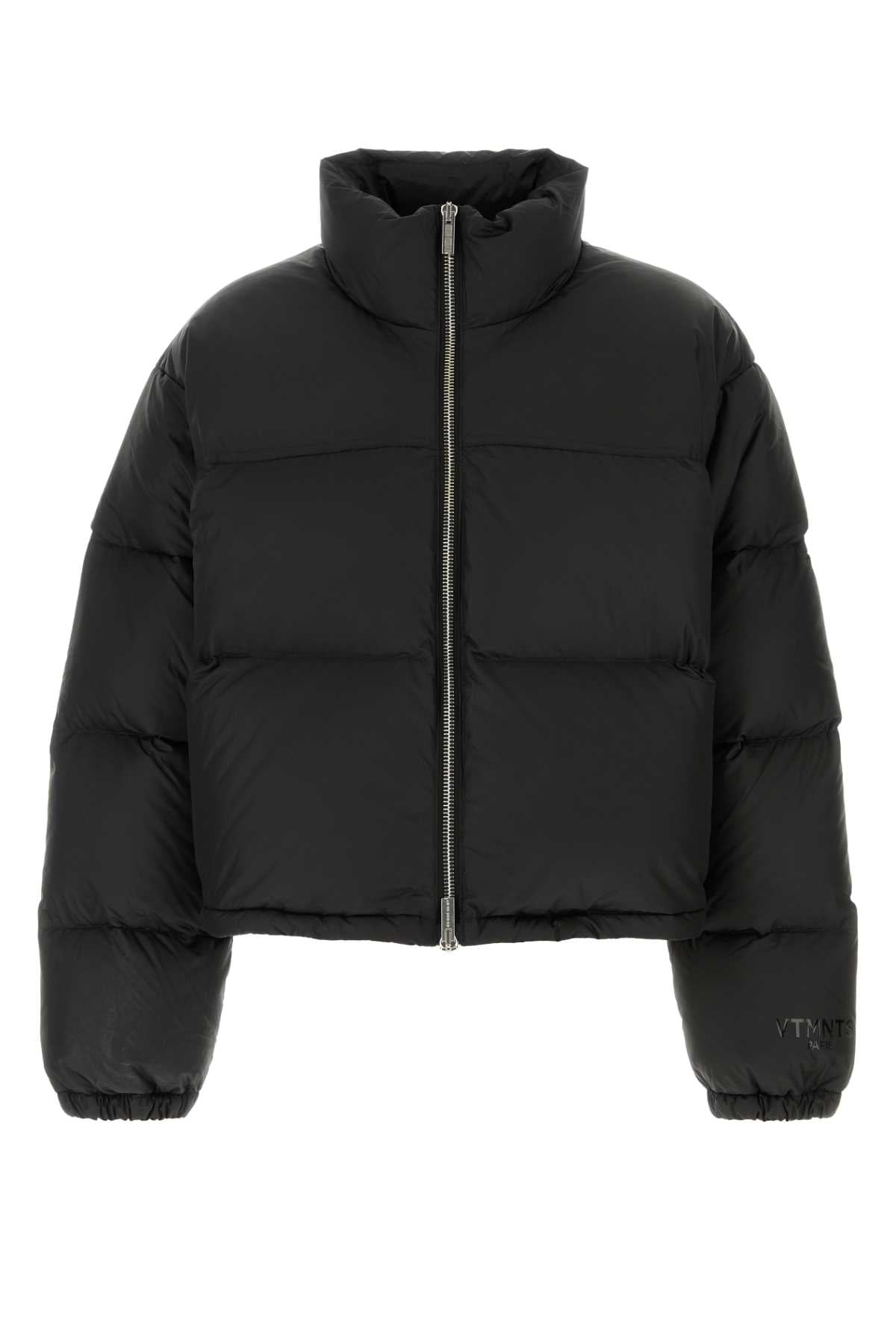 Vtmnts Men Black Polyester Down Jacket  DestGlow