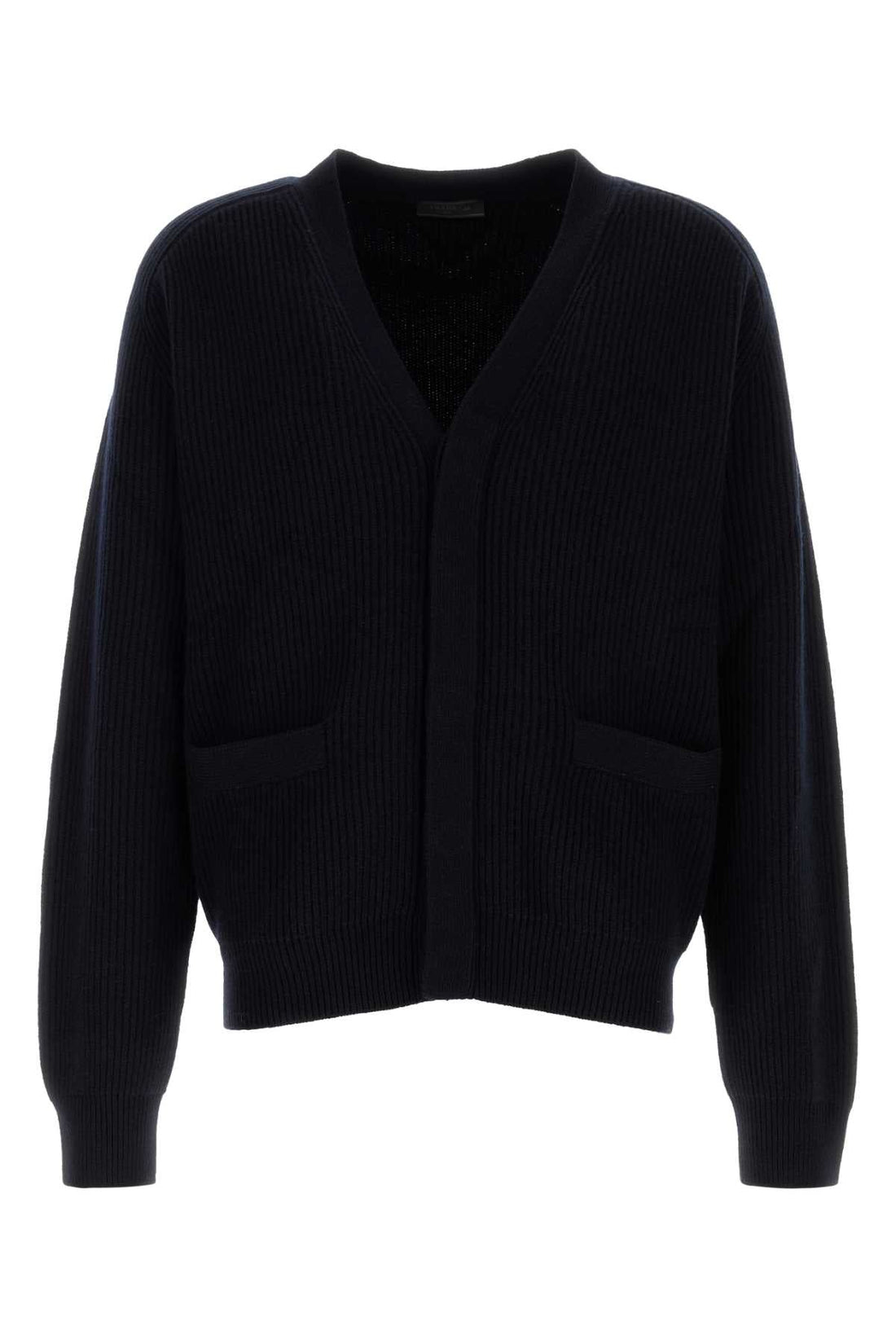 Prada Men Dark Blue Cashmere Cardigan by Luosophy