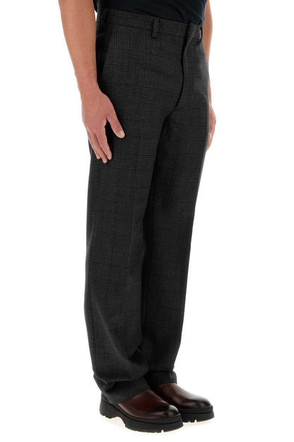 Prada Men Embroidered Wool Pant by Luosophy